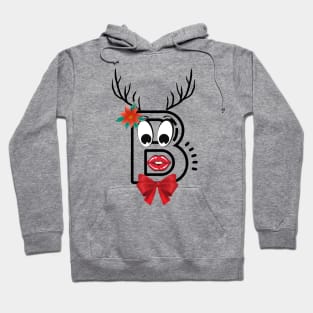 DEER B Letter Hoodie